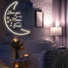 Señal de neón personalizada, un regalo de Ramadán, luz decorativa para la habitación del bebé - Luz de neón USB con nombre personalizado -, decoración del hogar, decoración de la fiesta, regalo del Día de San Valentín, regalos de Año Nuevo, regalo del Día de San Valentín, decoración de la boda, señal de neón con nombre, luz LED de neón, regalos personalizados, decoración de la habitación, decoración del hogar Luz LED USB, Día de la Madre.