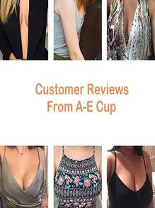 2 Pairs Invisible Breast Lift Tape Adhesive Sticky Push Up Bra For Large Breast - Apricot - View 3