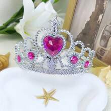 1pc Cartoon Princess Crown Hair Accessory Headband - Multicolor - View 2