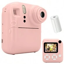 Upgrade Camera Instant Print voor mannen en vrouwen, 1080P HD Dual-Lens Selfie Digitale Camera met Printpapier Kerst Verjaardagscadeaus voor mannen en vrouwen, 1200/1300 MAh Oplaadbare Lithium-ion Batterij