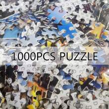 Rompecabezas de luna llena grande y redondo de 1000 piezas, rompecabezas educativo y desafiante de luna llena para jugar en familia - Multicolor - Ver 3