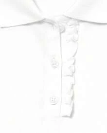 The Children's PLACE Girls Uniform Ruffle Pique Polo 4-Pack - 多重清除 - 查看 6