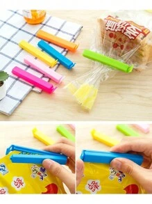 20 Piece Food Storage Bag Plastic Chip Clip, Bag Clip Sealing Machine, Fresh-Keeping Bag Clip, Reusable Sealing Clip, Moisture-Proof And Dustproof, Fresh-Keeping Kitchen Storage Bag