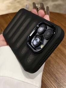 Capa de luxo com dissipação de calor e orifício respirável, compatível com iPhone 16, 15, 14, 11, 12, 13 Pro Max 16 Plus, à prova de choque, com proteção contra quedas e arranhões, à prova d'água