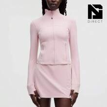Lululemon Define Cropped Jacket Nulu-For Yoga Gym Running-Sweat-Wicking-Yoga-All Seasons Sport-Spring/Summer-Autumn/Winter-Prefect Thanks Giving Day & Chrismas Gift - Pink Haze - 查看 1