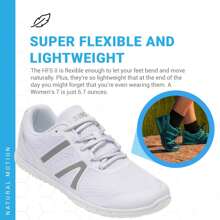 Xero Shoes Shoes 女用赤腳跑鞋 | | HFS II 女士跑鞋 |女式極簡、零落差、寬趾盒鞋 |白色，尺寸 10 - 白色 - 查看 2