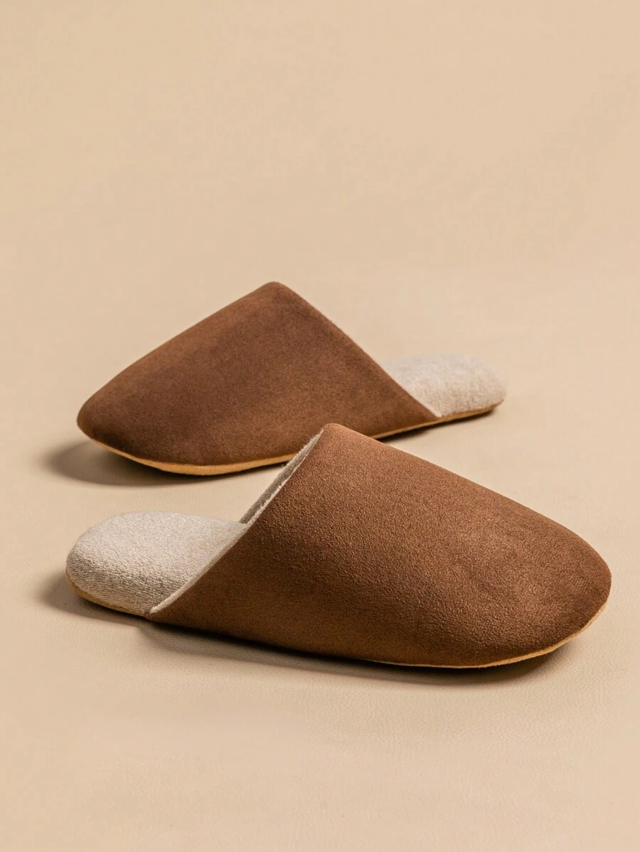 Women's Slippers Autumn&Winter Fur Indoor Bedroom Comfortable Ladies Shoes Soft Home Female Floor Slippers Indoor Anti-Skid Silent Flat Men Slippers Warm Fuzzy Slides For Couples