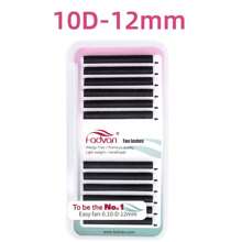 FADVAN Fadvan Easy Fanning Eyelash 0.05/0.07/0.10 C/D 9-17mm 15-20mm Mix Extensions Blooming Eyelashes Flare Eyelashes Russian Volume Auto Fan Eyelashes Natural Cilia Silk Lashes ,Natural, Lash Tech Supplies