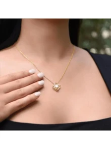 1 chiếc vòng cổ sang trọng tông bạc, thiết kế mới tinh tế dành cho phụ nữ thương hiệu nhỏ - Bạc - Xem 4