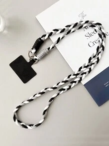 Correa para teléfono trenzada de moda, correa ajustable universal para estuche de teléfono, para regalos de mujeres, familia, amigos, cumpleaños, vacaciones, accesorio para teléfono