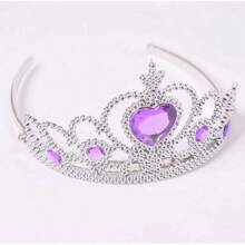 1pc Cartoon Princess Crown Hair Accessory Headband - Multicolor - View 6