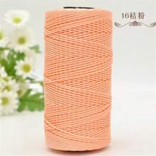 2 Pcs 1.5mm X 240 Yards Nylon Mesh Cord, 2 Pieces Set, Versatile Crafting Yarn Suitable For Knitting, Crochet, Hats, Bags, Wallets, Shoes, Plant Hangers, 100% Nylon, Multi-Color Options