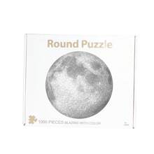 Rompecabezas de luna llena grande y redondo de 1000 piezas, rompecabezas educativo y desafiante de luna llena para jugar en familia - Multicolor - Ver 5