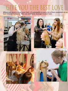 棕色头发化妆模特头，带后梳头发 26 英寸造型头美容模特头练习编织美容娃娃头头发（1 个模特头）用于美容用品