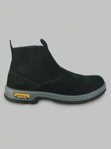 New Holland Men's Country Comfort Leather Work Boot - Black - View 1