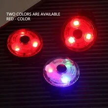 1pc Bicycle Tail Light, Rechargeable Waterproof Night Riding Safety Warning Light For Mountain And Road Bikes, Cycling Gear - Multicolor - View 5