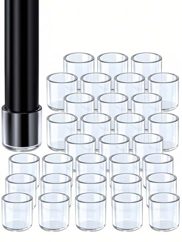 8 peças de silicone para pernas de cadeira, pés de borracha para móveis, transparentes, tampas dobráveis para pernas de cadeira, protetores de pernas de cadeira para pisos de madeira, antiderrapantes, antirriscos e sem ruído, controles deslizantes de móveis para pernas de cadeira, protetores de piso retangulares para cadeiras, tampas de perna de cadeira de silicone para proteger pernas de chão, pés, copos para mesa, cadeira, sofá