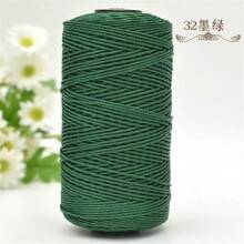 2 Pcs 1.5mm X 240 Yards Nylon Mesh Cord, 2 Pieces Set, Versatile Crafting Yarn Suitable For Knitting, Crochet, Hats, Bags, Wallets, Shoes, Plant Hangers, 100% Nylon, Multi-Color Options