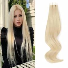 Women's Brazilian Remy Human Hair Extensions, Straight, Tape-In, Self-Adhesive - S613 - View 3