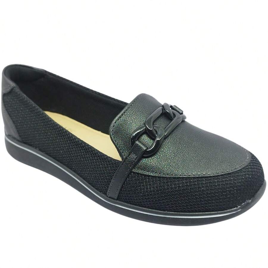 Modare Women's Casual Shoes With Chain Detail - màu đen - Xem 1