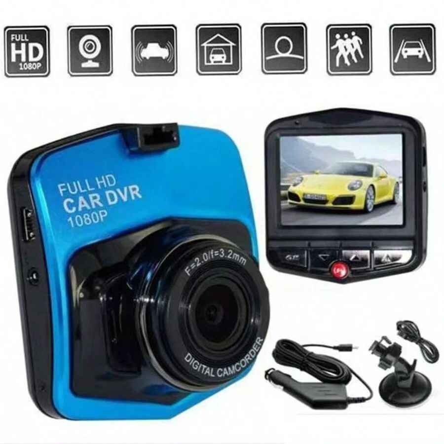 Vehicle Camera Full Hd Recording 1080p 2.2inch 170 Digital KAPBOM KA-6342 - Blue - View 1