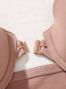 Peach Girl Brown Wide Strap Underwear For Women With Small Chest Push-Up Bra Set - Coffee Brown - View 7