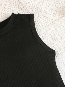 Conjunto de ropa de verano para niñas de 4 a 7 años, blusa de cuello redondo de unicolor + pantalones cortos con estampado de leopardo y mariposa, adecuado para uso diario y al aire libre