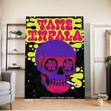 Framed Tame Impala 3 Canvas Poster Bedroom Decoration Landscape Office Valentine's Birthday Gift  Music Theme Aesthetic Poster, Album Cover Inspired Wall ,Room Decorative Wall Room Personalized Poster Wall Decoration Painting, Album Cover Wall-1851
