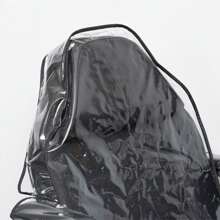 Premium Plastic PVC Protective Cover For Beauty Bed - Clear With BLACK Trim - Transparency - View 5