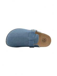 Women's Comfortable Versatile Slip-On Slippers, Suitable For Home, Vacation, Casual Wear, Spring/Autumn - Baby Blue - View 3
