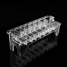 8 Grid Electric Hair Clipper Storage Box, Ultimate Hair Clipper Storage With Grid Pattern, Specially For Real Hair Wigs