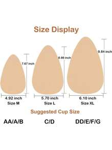 2 Pairs Invisible Breast Lift Tape Adhesive Sticky Push Up Bra For Large Breast - Apricot - View 4