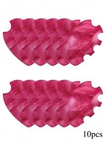 10 件心形指甲圆盘美甲展示卡手工指甲摄影道具纸板按压式指甲沙龙配件美甲技术道具指甲自拍展示板适合美甲师 - 彩色 - 查看 10