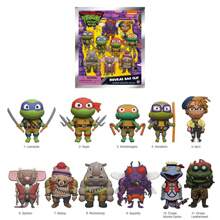 Nickelodeon 1 件官方授权忍者神龟系列钥匙扣盲袋神秘迷你人物随机动漫动作人物配件卡通游戏包挂件汽车钥匙扣散装收藏装饰品惊喜礼物 - 彩色 - 查看 3