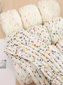 1 个 Jelly Bean 风格马海毛纱球，手工制作的喷色竹节羊毛纱球，多色斑点马海毛粗纱，用于编织 DIY 围巾帽子工艺品、DIY 编织娃娃、包、毛衣、毯子等。 - 彩色 - 查看 5