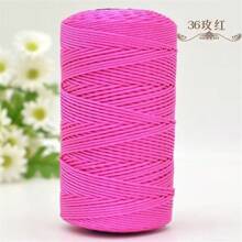 2 Pcs 1.5mm X 240 Yards Nylon Mesh Cord, 2 Pieces Set, Versatile Crafting Yarn Suitable For Knitting, Crochet, Hats, Bags, Wallets, Shoes, Plant Hangers, 100% Nylon, Multi-Color Options