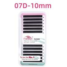 FADVAN Fadvan Easy Fanning Eyelash 0.05/0.07/0.10 C/D 9-17mm 15-20mm Mix Extensions Blooming Eyelashes Flare Eyelashes Russian Volume Auto Fan Eyelashes Natural Cilia Silk Lashes ,Natural, Lash Tech Supplies