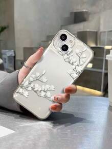 Funda para teléfono con diseño de flores, funda protectora transparente con diseño de flores pintadas a prueba de caídas compatible con iPhone 16/15 XR/7/8, iPhone 15 Pro Max/12 Pro Max/13 Pro Max/14 Pro Max, 13 14 11 12p 14 11p 12p XS XR/78 P 78GES2, Galaxy S24, A03s, A03 Core, A04, A12, A13, A14, A21s, A22, A23, A24, A32, A33, A34, A51, A52, A53, A54, A71, A72, A73, S20 FE, S21, S22, Redmi 9, Redmi 9A