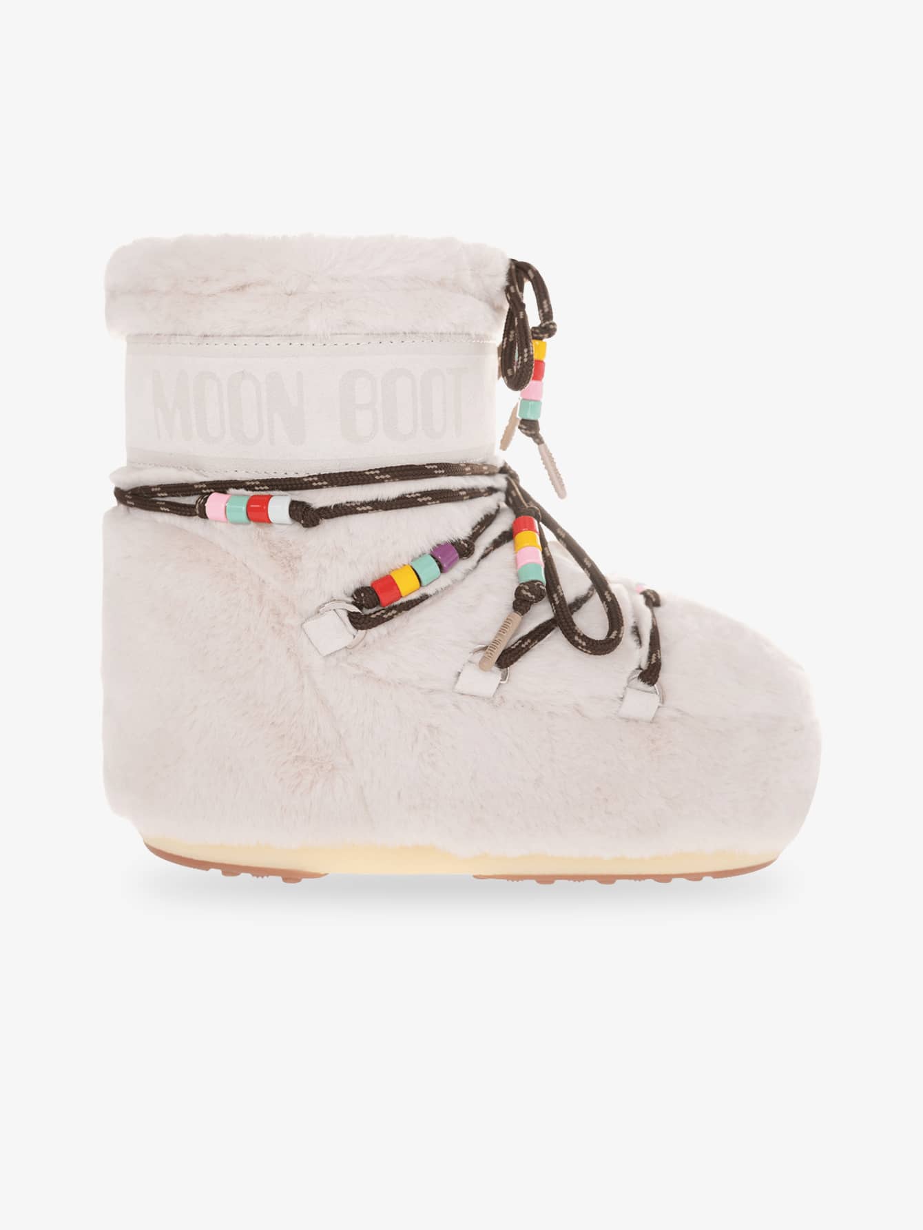 Moon Boot ICON LOW FAUX FUR BEADS - kem - Xem 1