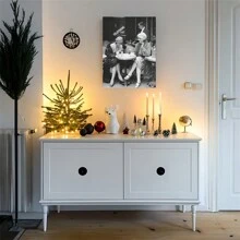 1 件无框，经典复黎咖啡馆帆布印刷品，黑白复古墙壁艺术，时尚女性喝咖啡，节日主题壁挂，通用款，无需电力或羽毛 - 彩色 - 查看 4