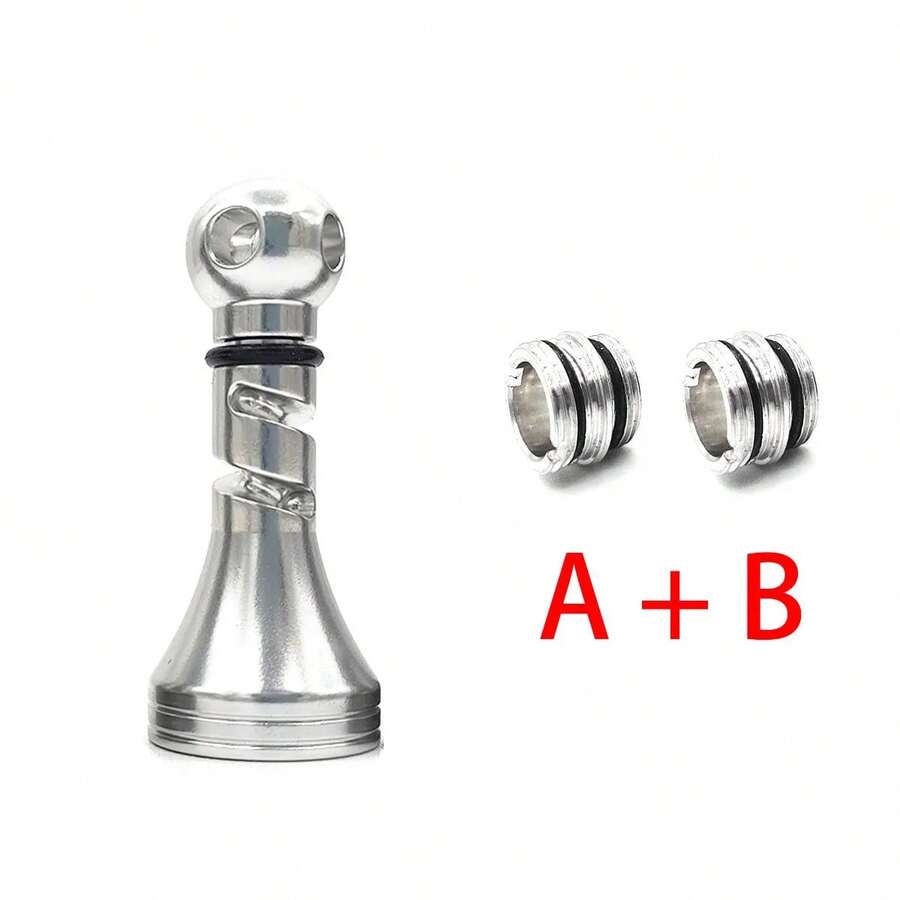 Soporte de manija de carrete de pesca para carretes giratorios DAIWA SHIMANO PENN, soporte de equilibrio, barra de equilibrio de reemplazo de carrete de pesca - Plateado - Ver 1