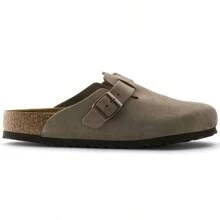 Birkenstock Boston Soft Footbed Taupe Suede 0560771 New