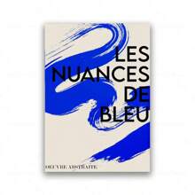1pc Moderne Abstracte Lijn Blauw Groen Bauhaus Galerij Muur Prints Canvas Schilderij Tentoonstelling Poster Vintage Woonkamer Foto's Decor Geen Lijst