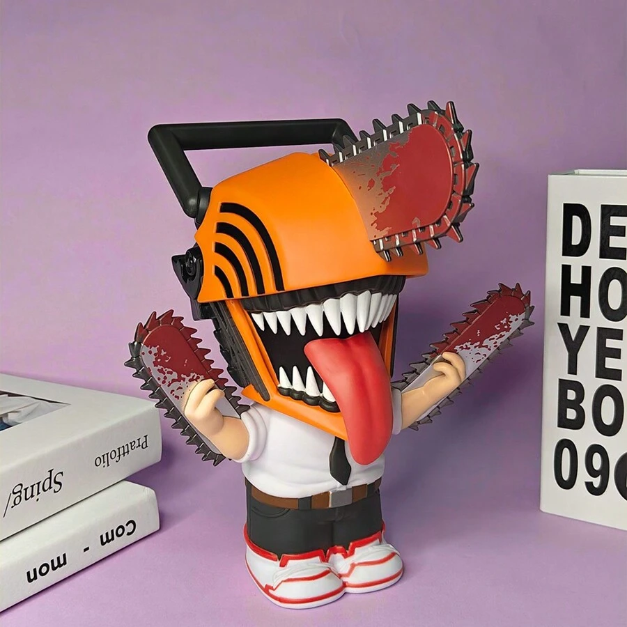 Crunchyroll 1PC Officially Licensed Denji Figural Bank Metamorphosis Exquisite Craft Animation Peripheral New Favorite Creative Deposit Box Financial New Choice Public Security Demon Hunter