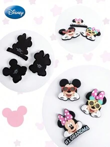 Disney 1PC Disney Officially Licensed Minnie Fridge Magnets Disney Magnets For Refrigerator Cute Cartoon Figural Magnets Couple Life Supplies Suitable Offices Kitchens Places Novelty Party Supplies