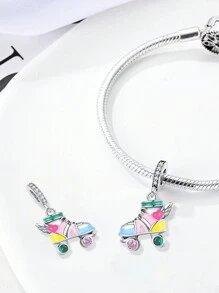 STYFNE 各式各样的鞋子主题饰品 - 包括沙滩拖鞋、溜冰鞋、芭蕾舞鞋、婴儿鞋、镂空木屐、向日葵吊坠、手工 DIY 珠宝配饰、日常小礼物 - 彩色 - 查看 4