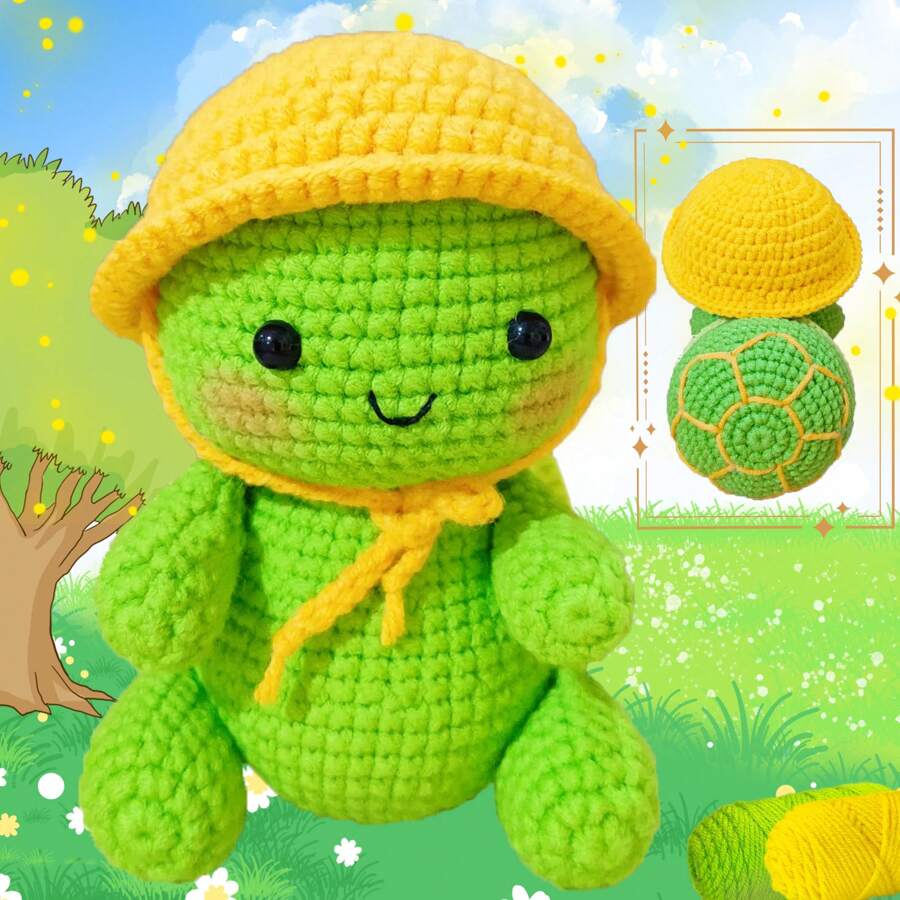 Kit di uncinetto per principianti con modelli di animali, kit