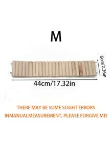 1 件仓鼠围栏实木格子梯，多种长度选择（20 厘米/30 厘米/40 厘米/50 厘米），木制拱桥隐藏围栏隧道装饰，仓鼠景观配件，小宠物用品 - 彩色 - 查看 13