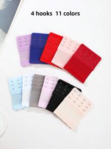 11pcs 2hooks/3hooks/4hooks Elongation Of Elasticity Bra Extension Buckle, Bra Extender Hook, Underwear Accessory