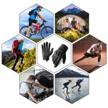 theyanchi Touch Screen Anti-Skid Finger Tactical Gloves For Men And Women Camping Driving Riding Hunting Motorcycle Climbing Tactical Gloves - Black Full Finger - View 10